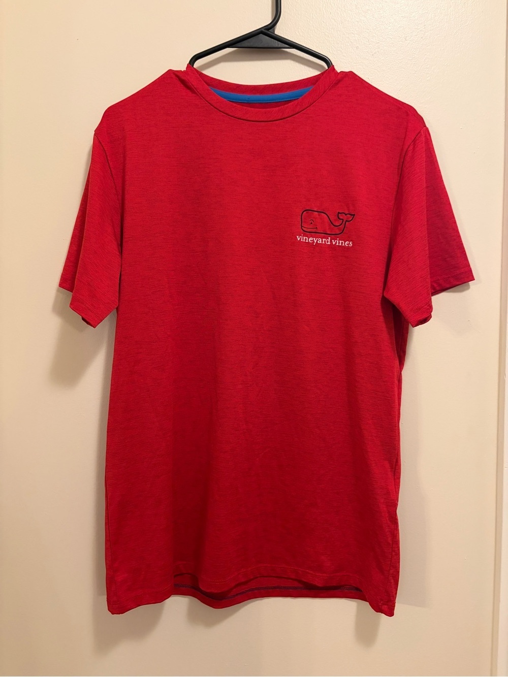 Vineyard Vines Red Short-Sleeve Whale Logo Tee